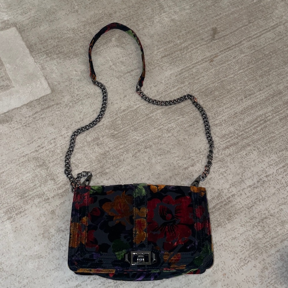 Rebecca Minkoff velvet floral purse